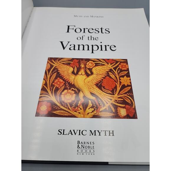 Forests of The Vampire Slavic Myth Myth and Mankind Hardcover & Dust Jacket 1999 - Picture 5 of 14